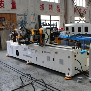 Factory Direct Sales Double Head Round square Tube Hydraulic Bende Steel Pipe Bender Machine