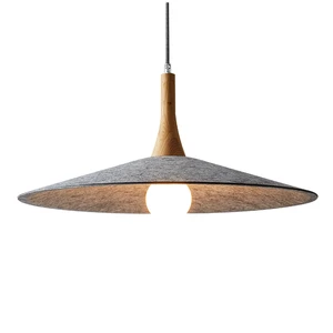 Mounted Bedroom Living Room Ceiling Light Round Wholesale Small Pet Felt Lamp Acoustic Lamp Shade Indoor Lighting