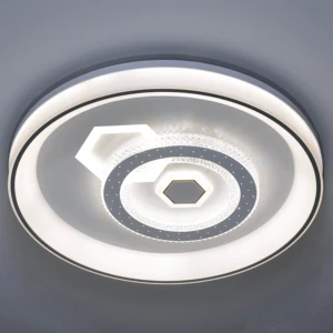 Modern Minimalist LED Ceiling Lamp Acrylic Iron Base New Design for Bedroom Hotel Living Room Dining Villa