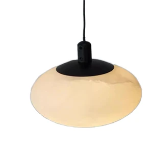 Nordic Marble Small Adjustable Height Bedroom Bedside Pendant Lamp Living Room Retro Vintage Minimalist Art Homestay LED