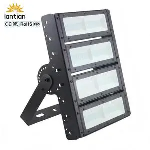 IP65 Waterproof Outdoor LED Modular Flood Light 200W Die-cast Aluminum 120 Beam Angle CRI 80 High Bright CE Driver 50000 Hours