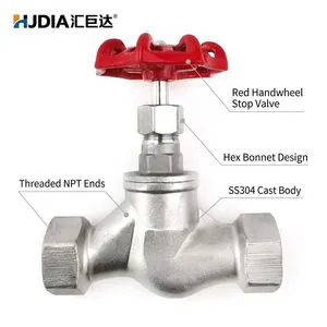 Manual Stainless Steel Globe Valve J11W Threaded Control Valve 304/316 for Steam 4 Inch Port Size
