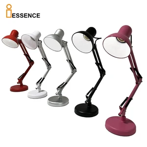 Metal E27 Led Desk Lamp Adjustable Swing Arm Clamp Tablelamp Folding Table Lamp for Nail Salon