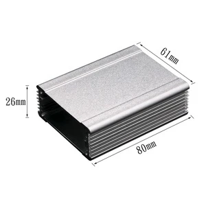 Aluminum Extrude Enclosure Electronic Aluminum Box Heat Sink Enclosure Case Extrusions Heat Sink Box Aluminum Extrude Enclosure