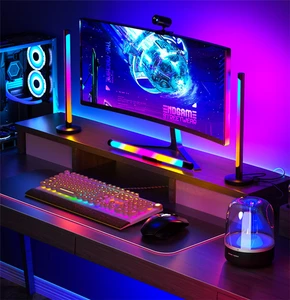 Wholesale Smart Rgb Led Tube Light Computer Desktop Rhythm Recognition Light Rgb Audio Led Light Stick