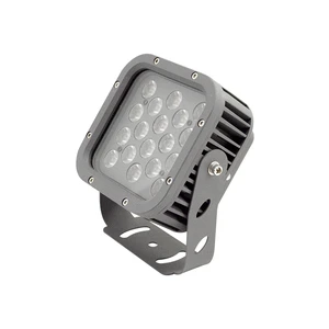 Outdoor IP65 High Power Narrow Beam RGB LED Project Facade Flood Light for Building Bridge Park Outdoor Led Projector Floodlight