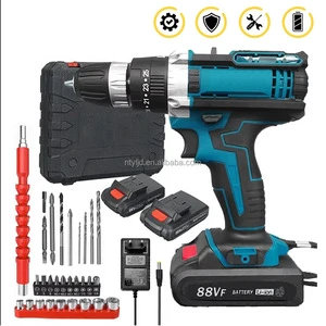 Factory Wholesale OEM/ODM Professional 21V Cordless Drill Screwdriver Combo Kit Lithium-Ion Power Tool Set Construction Variable