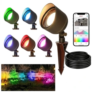 Gouly High Quality With Smart APP Control Spot Light For Villa Outdoor Park Garden Exterior Lawn Light IP65