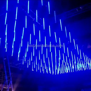 3D Meteor LED Pixel Tube Addressable Vertical Light Bar RGB Mapping Effect Lighting for Club Stage Nightclub