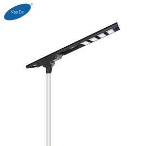 NanDe China Products Waterproof Ip65 Outdoor Streetlight 80watt Integrated All In One Solar Led Street Lamp