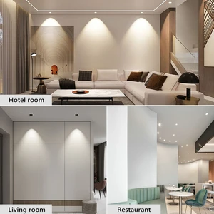 High-quality Simple Adjustable Aluminum Embedded Exhibition Hall Decoration 7W Light Emitting Diode Spotlight