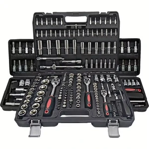 172pcs Auto Repair Mechanic Tool Kit Home Mechanic Tool Kit for Car Bike Repair 1/2\