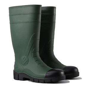 YL6174 Customized Knee-high Outdoor Non-slip Farm PVC Waterproof Wellington Rain Boots For Men