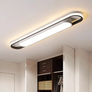 Modern Simple Black and White Hotel Bedroom Ceiling Lamp Fashion Iron High Grade Corridor Aisle Ceiling Light