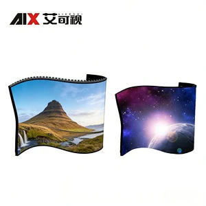 Soft Bendable LED Panel Flexible Module with 500cd Brightness Adobe RGB 98% HDR Support for Creative Advertising Solutions