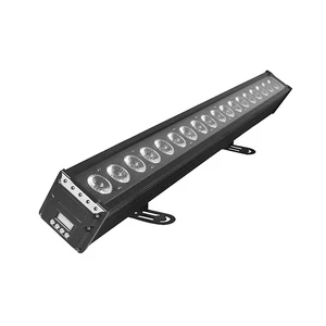 Pixel Control Good Wash Effect Wall Washer 18 Pcs 10W 4-in-1 LED Waterproof bar Light Guangzhou Factory