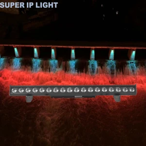 Factory Source IP65 18X10W RGBW 4in1 180W Pixel Control LED Wall Washer Bar Light For DMX Stage Lighting