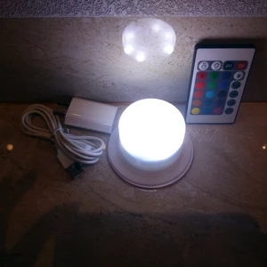 Decorative Circular Modern Room Indoor Rechargeable Led Small Light
