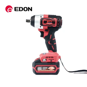 EDON 20V Brushless Cordless Compact Electric Impact Wrench With Battery For Steel Structure Installation