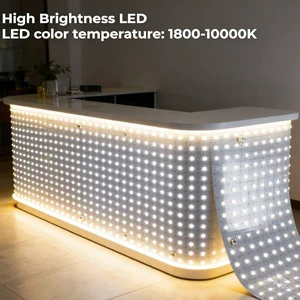 Ultra Thin Flexible LED Sheet High Brightness CRI 90/95 3-Year Warranty for Home Office Retail Display Supermarket Architectural