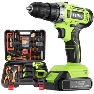 Factory Price Oem Original 21V Electric Impact Hammer Drill Professional Multiple Cordless Power Drill Tool Kit Tool Sets