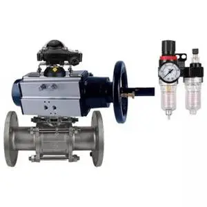 Stainless steel AISI 316 Ball Valve DNOVA BV3232P-FP-Fb-ISO-H DN80-100 16 bar, full bore wafer ball-valves-dnova-bv3232p-fp-fb-