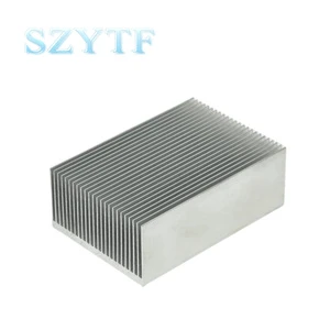 High Power Electronic Aluminum Radiator Cooler 100X69X36MM Fine-Toothed Heat Sink Fins