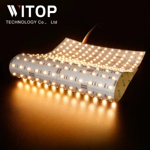 RGBCW 5-Color LED Panel Backlight Dimmable 24V Copper Flexible Board Sheet Cuttable 5W Stone Countertop Backlight Flex Panel