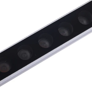High-Brightness Anti-Glare LED Wall Washer | Dual Voltage (AC100-240V/DC24V) | IP67 Aluminum Body | for Building Facade
