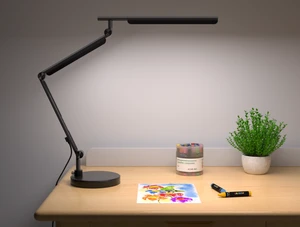 Folding Anti-glare Dual-light Metal Desk Lamp Touch Dimming/colour Reading Lamp with Memory/timer Function 95 CRI Desk Lamp