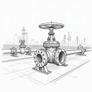 Stainless Steel Globe Valve Class 150 Flanged End CF8/CF8M