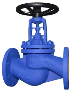 WCB Carbon Steel Manual Globe Valve Bellow Seal PN16 25 Flange Type Globe Valve For Oil High Temperature Steam