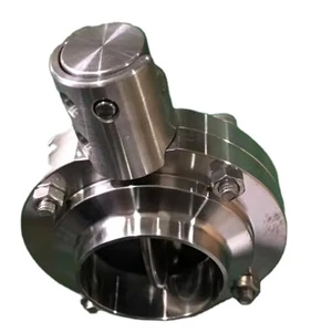 Factory Stainless Steel butterfly Valves Welding for Sanitary Dairy Food Pipeline