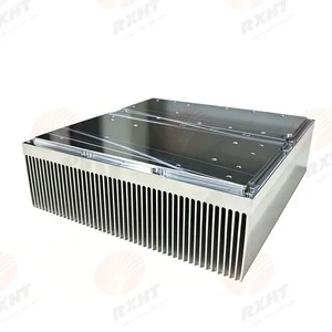 Custom Extruded High Fin Heat Sink, High Magnification Aluminum Profile Heatsink For Inverter Power Cooling