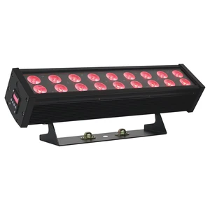 RGBWY+ 6in1 LED Outdoor Wall Light IP65 Waterproof Projection Lights for Building Bridge Stage & Garden DMX512 Control Mode