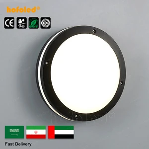 High Brightness Ceiling Mounted Deck Lighting 20W 30W 40W Micromave Sensor Waterproof IP65 IK10 Outdoor Led Wall Bulkhead Light