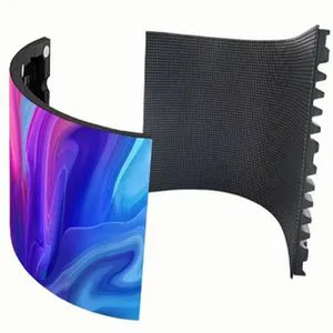 Hot Sale Advertising Waterproof Large Flexible Led Display Slim Hanging Flexible Curve Indoor Led Panel Screen Module