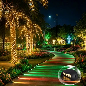 IP65 Rated 3W Aluminum LED Underground Deck Light Outdoor Step Driveway Lighting 12V Inground Uplights for Road Use