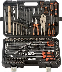 150PCS Multi Car Repair Mechanic Tools Box Set Mechanic Heavy Duty Socket Set for Automotive Repair Set