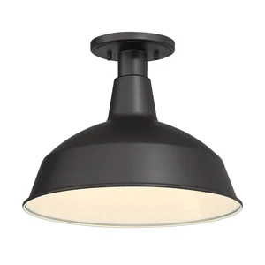 Barn Style Outdoor Ceiling Light 12.5