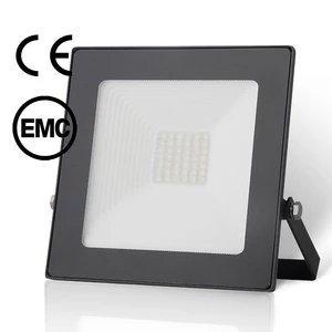 Outdoor Venue Street Lights IP65 Waterproof High Power LED Floodlights 120 Beam Angle 4000K Color Temp High CRI 80 1-Year