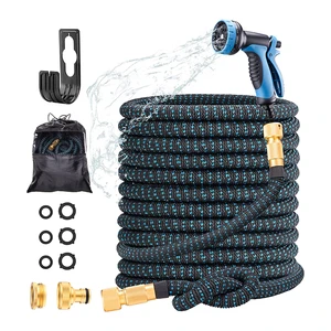 2026 New High Pressure 30m 100FT Expandable Flexible Water Hose Garden Hose Set