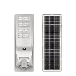 Manufacturer Outdoor Waterproof Solar Street Lamp Shell 40w Integrated Solar Street Lamp for Road Streetligh