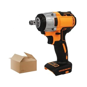 36V High Torque Cordless Brushless Impact Wrench Rechargeable Lithium Battery Powered Industrial/DIY Grade 1 in Drive
