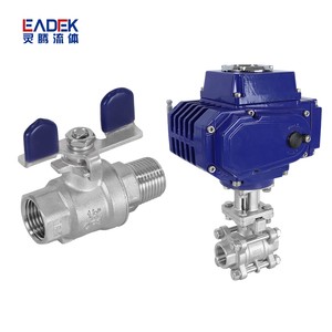 DC12V/DC24V AC220V Electric Ball Valve 2-Way UPVC/PP 25/50mm Water Plastic Motorized Actuator Valve OEM Customizable