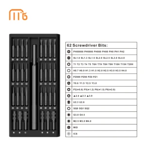 Professional Mechanic Tool Set 63 in 1 Screwdriver Set Steel Handle Multipurpose DIY OEM