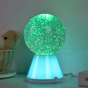 Small Wax Onion Glitter Lamp Indoor Decorative Lamp Living Room Bedroom Bedside Lamp Romantic Party Decor Night Lights