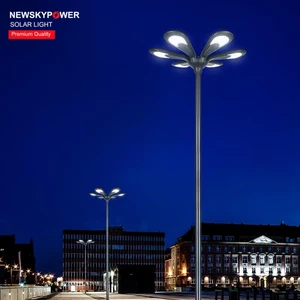 High Quality CE Die-casting Aluminum Waterproof Solar Street Light High Lumen Brightness Solar Powered Mono Panel Landscape Lamp