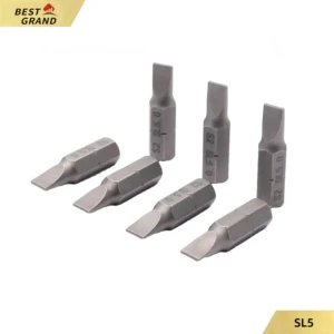 Hot Selling 25mm Slotted Insert Bits Customized DIY Industrial Grade Steel Handle Multipurpose Hexagon Screwdriver Box Packaging
