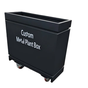 Custom Outdoor Metal Planter Box | Heavy Duty Steel Garden Planter Manufacturer